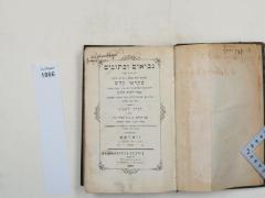  .נביאים וכתובים
[=Propheten und Schriften] (1867)