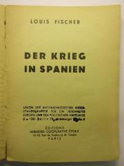 88/80/40453(0) : Der Krieg in Spanien (1937)