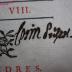 -, Von Hand: Autogramm; 'Cosm présidt.' (Prototyp)