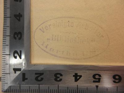 - (Vereinigte Arbeiter Bibliothek Hartha i. S. ), Stempel: Name; 'Vereinigte Arbeiter "Bibliothek" Hartha i. S. '.  (Prototyp)