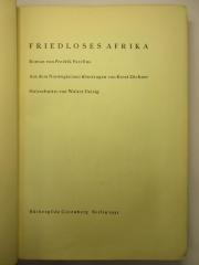 88/80/40612(9) : Friedloses Afrika
 (1931)