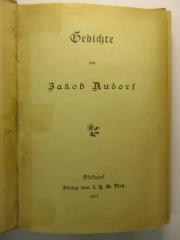 88/80/40605(0)-2 : Gedichte
 (1893)