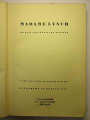 88/80/40623(4) : Madame Lynch
 (1931)