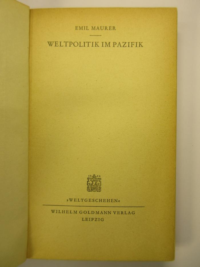 18/80/41497(7) : Weltpolitik im Pazifik
 (1942)
