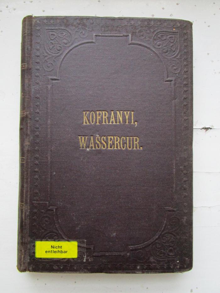 Ko 666: Die Gräfenberger Wassercur in populär-wissenschaftlicher Darstellung (1885)
