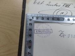 - (Magistrat Hamburg), Stempel: Name, Ortsangabe; 'Magistrat Harburg'. 