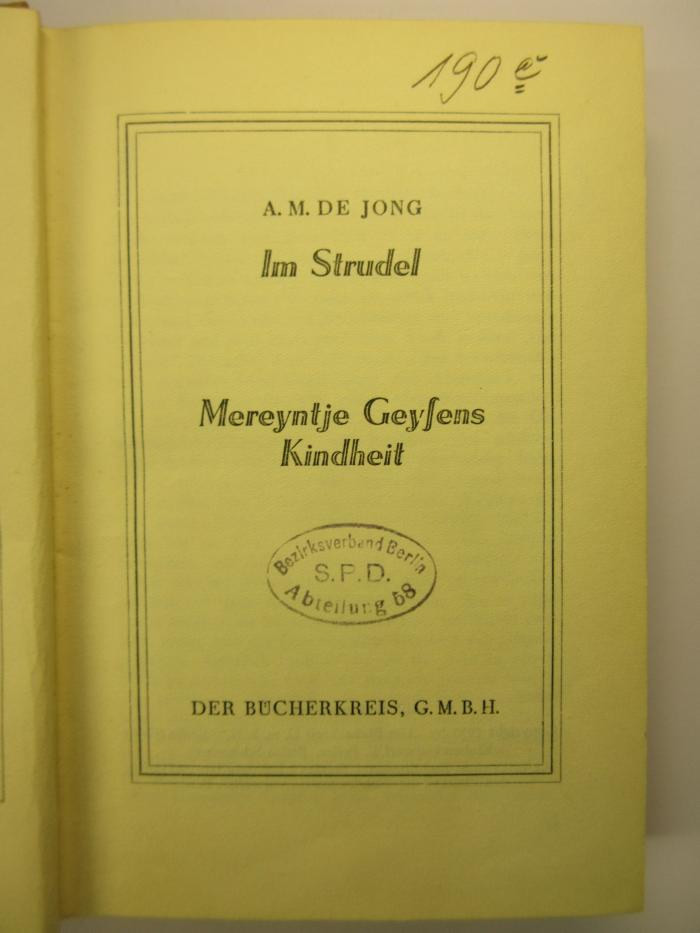 88/80/40649(2)-4 : Im Strudel
Mereyntje Geytens Kindheit (1930)