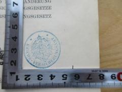 - (Reichsversicherungsamt), Stempel: Wappen, Name; 'Reichs-Versicherungsamt'.  (Prototyp)