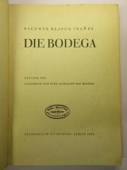 88/80/40698(9) : Die Bodega
 (1932)