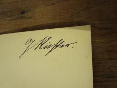 - (Richter, G.), Von Hand: Autogramm, Name; 'G Richter.'. 