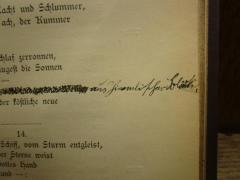 - (Höppner, Margarete), Von Hand: Annotation; 'aus himmlischer Bl[...]'. 