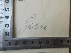 - (Gine), Von Hand: Autogramm; 'Gine'. 