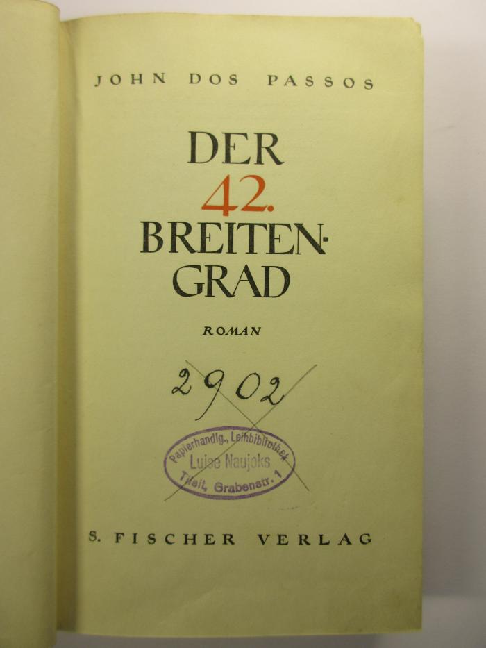 88/80/40735(9) : Der 42. Breitengrad
 (1930)
