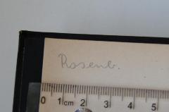 - (Geheime Staatspolizei Hannover;Alfred Rosenberg-Spende für die deutsche Wehrmacht), Von Hand: Notiz; 'Rosenb.'. 