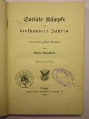 88/80/40812(3) : Sociale Kämpfe vor dreihundert Jahren. (1907)