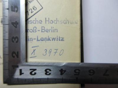 PB 0550 G - 27 d-4 : J. H. Pestalozzis Ausgewählte Werke. Mit Pestalozzis Biographie. (1894);- (Pädagogische Hochschule), Von Hand: Signatur; 'X 3970'. 