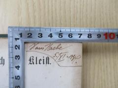 - (Haebe, Hans), Von Hand: Name, Datum; 'Hans Haebe 5.XI.18[97]'. 