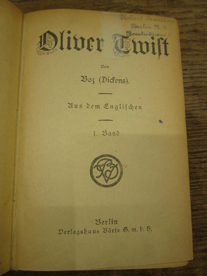 Cq 2338 1.[2]: Oliver Twist (o.J.)
