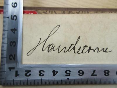 J VI 3 3 (ausgesondert); ; ;:  Die Staatsanwaltschaft bei den Land- und Amtsgerichten in Preußen (1913);-, Von Hand: Name; 'Hancheiorne [?]'