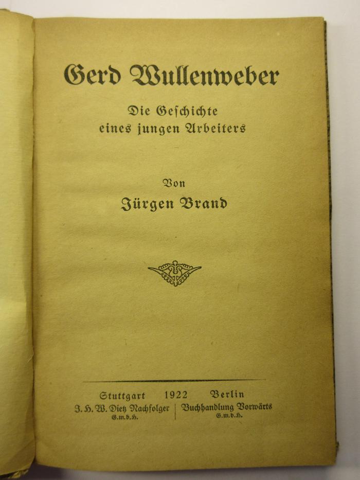 88/80/40859(0) : Gerd Wullenweber (1922)