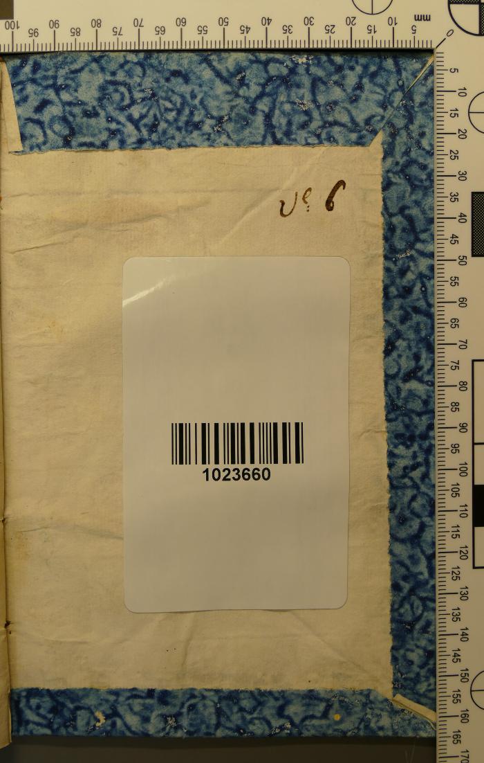 -, Von Hand: Notiz; '[...] 6'