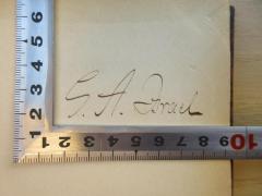 - (Israel, S. A.), Von Hand: Name; 'S. A. Israel'. 