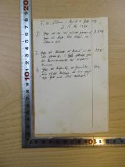 - (Schröter, Fritz), Von Hand: Notiz; 'F. W. Schm : Begriff der [...] Z. Th. K. 1920. I. [...] S. 249. II. [...] 250. III. [...] 251.'. 