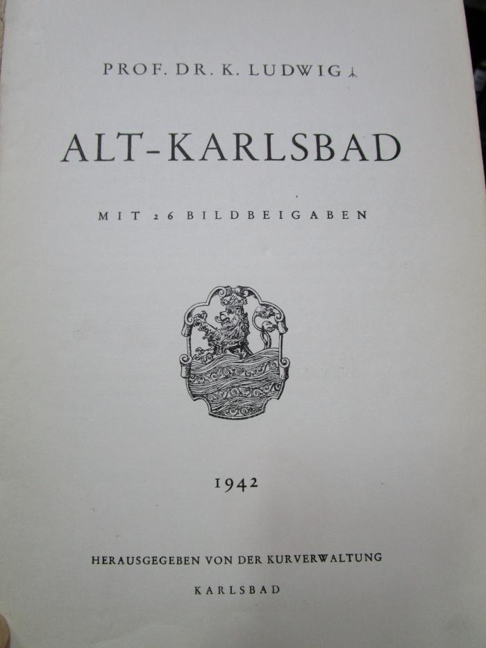 Au 451 2. Ex.: Alt-Karlsbad (1942)