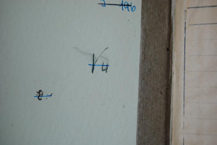 - (unbekannt), Von Hand; 'V 4'. 