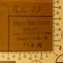 - (Naumann, Hans), Stempel: Name; 'Hans Naumann
cand. phil.
Leipzig S3
Scharnhorst-Str. 16
21.6.33. [Datumstempel]'. 