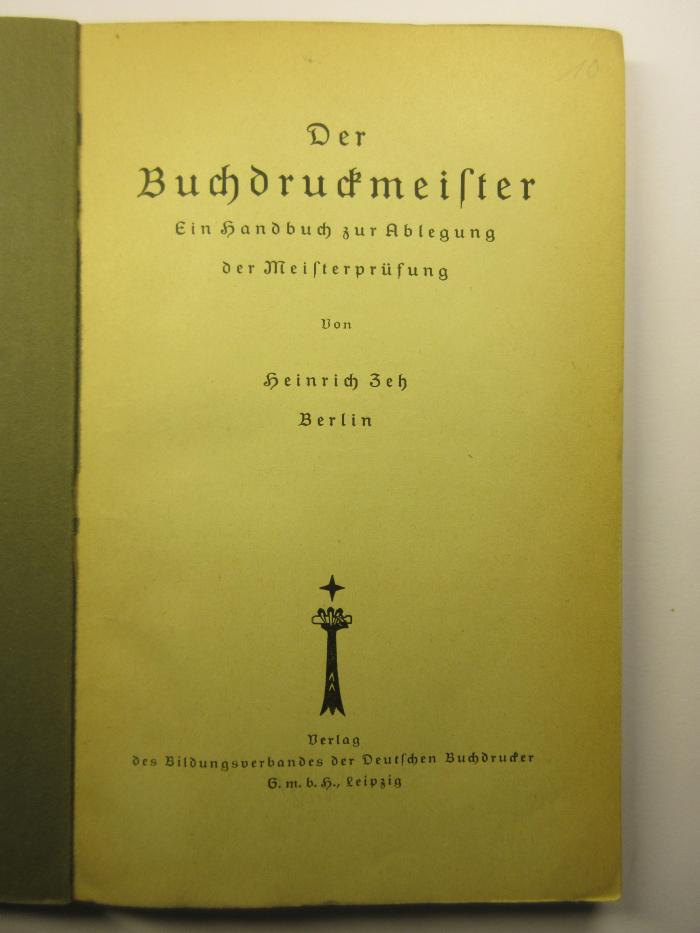 88/80/40923(6) : Der Buchdruckmeister (1922)