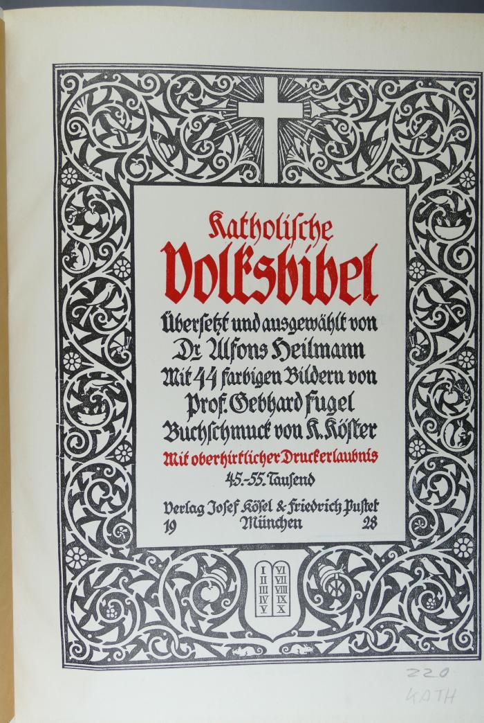 220 KATH : Katholische Volksbibel (1928)