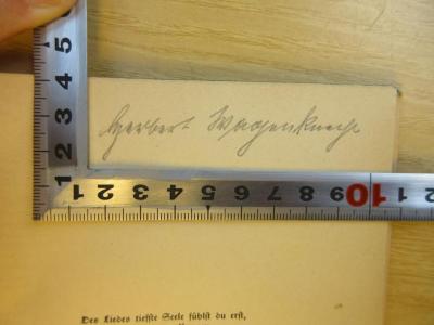 Pb 0576 - 76 c : Pachantenmären : Ein Wandervogelbuch (1918);- (Wagenknecht, Herbert), Von Hand: Name; 'Herbert Wagenknecht'. 