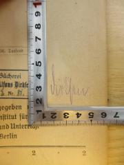 - (Dirksen, Alfons), Von Hand: Name; 'Dirksen.'. 