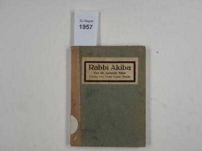  Rabbi Akiba und seine Zeit. (1913)