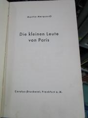 Bi 187 2. Ex.: Die kleinen Leute von Paris (1933)