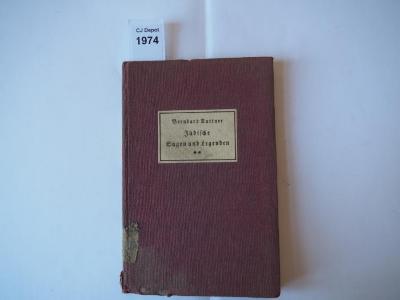  Jüdische Sagen und Legenden für jung und alt. (1920)