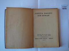  Ein Diwan. (1921)