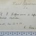 - (Flemming, Karl), Von Hand: Autogramm; 'Karl Flemming.
I a.'. 