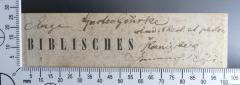 - (Göhrke, Eugen Gustav), Von Hand: Exlibris, Name; 'Eugen Gustav Göhrke
stud. theol. et philos.
Koenigsberg
[...]. 1871'. 