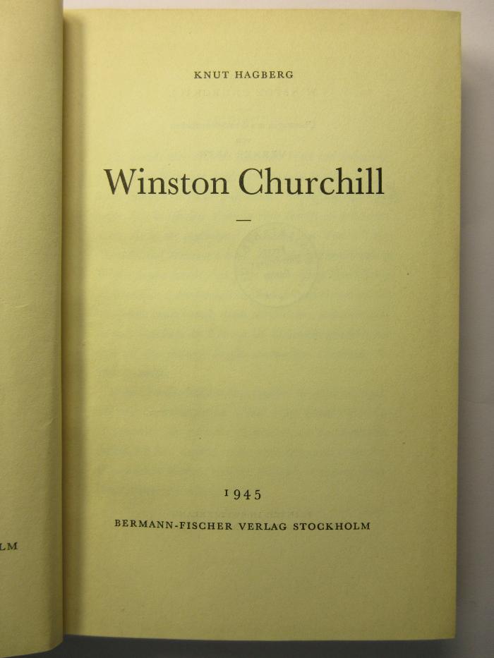 88/80/41016(7) : Winston Churchill (1945)
