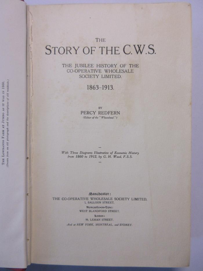 88/80/41033(9) : The Story of the C.W.S. (1913)