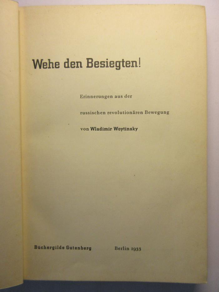 88/80/41041(9) : Wehe den Besiegten! (1933)