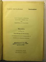 88/80/41306(5) : Materialien zur Frage der Kapitalbildung und Besteuerung
Zu der Aussprache in Bückeburg am 26. bis 28. Oktober 1929 über Kapitalbildung und Steuersystem
Friedrich List-Gesellschaft