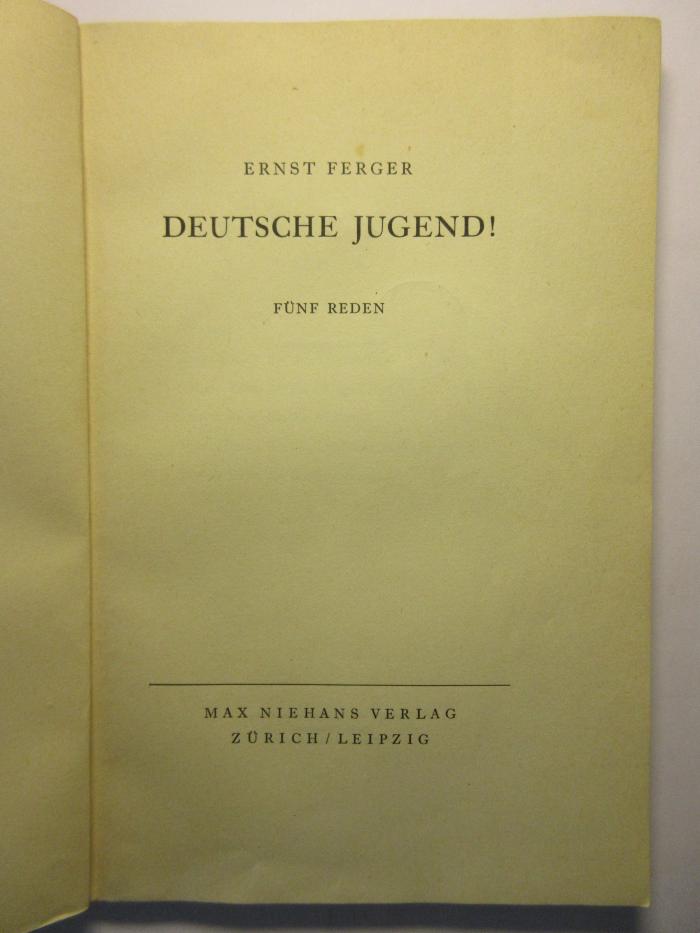 88/80/41044(4) : Deutsche Jugend! (1945)