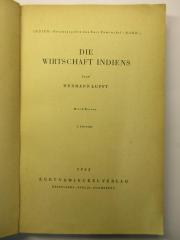 88/80/41423(4) : Die Wirtschaft Indiens (1943)