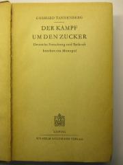 88/80/41435(1) : Der Kampf um den Zucker (1924)