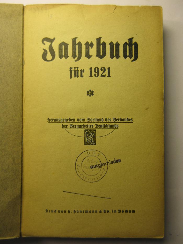 38/80/44052(8)-1921 : Jahrbuch für 1921 (1921)