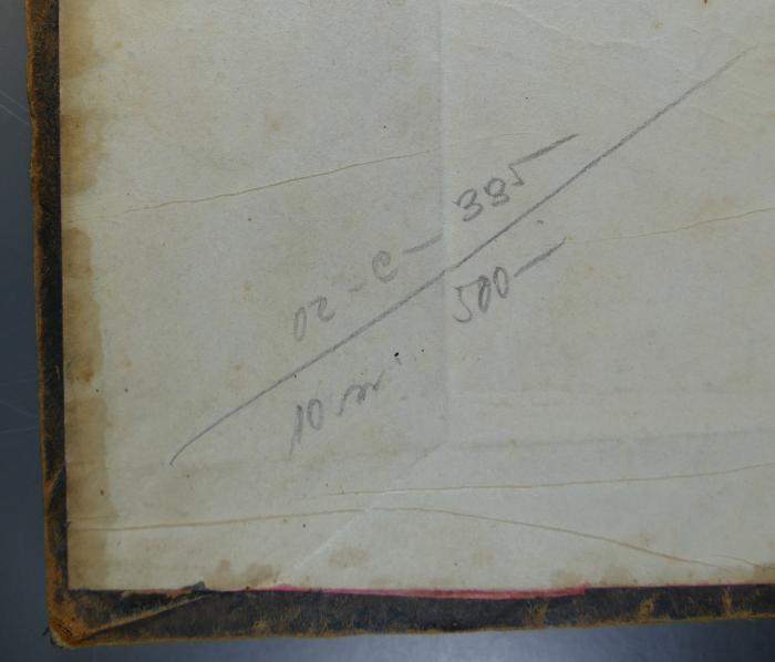 -, Von Hand: Preis, Nummer; '02 - e - 335
------------
10 [?] 500-' (Prototyp)