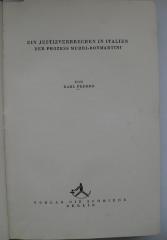 R 3411 : 13 : Ein Justizverbrechen in Italien : Der Prozess Murri-Bonmartini (1925)